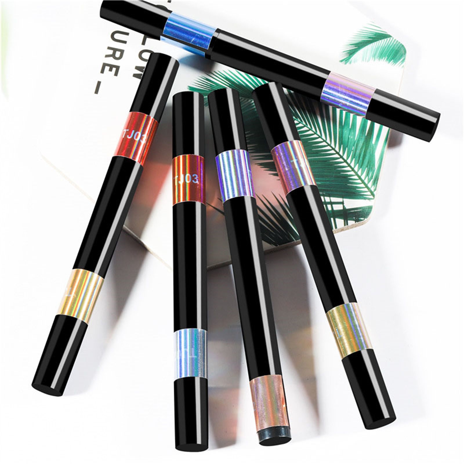 Double Headed Nail Powder For Nails Air Cushion Nail Powder Pen Nails